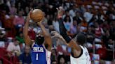 Maxey scores 27, 76ers roll past Heat 119-96 without Embiid