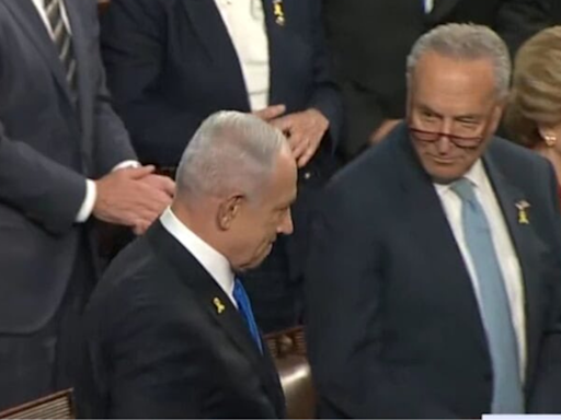 Netanyahu's 'Awkward' Interaction With Senator Chuck Schumer Goes Viral | Watch