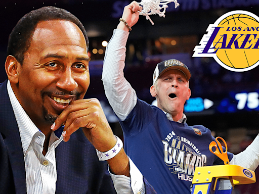 Stephen A. Smith draws pushback for Lakers claim about Dan Hurley's wife