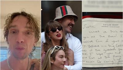 The Darkness frontman Justin Hawkins responds to Taylor Swift and Travis Kelce’s viral US Open moment