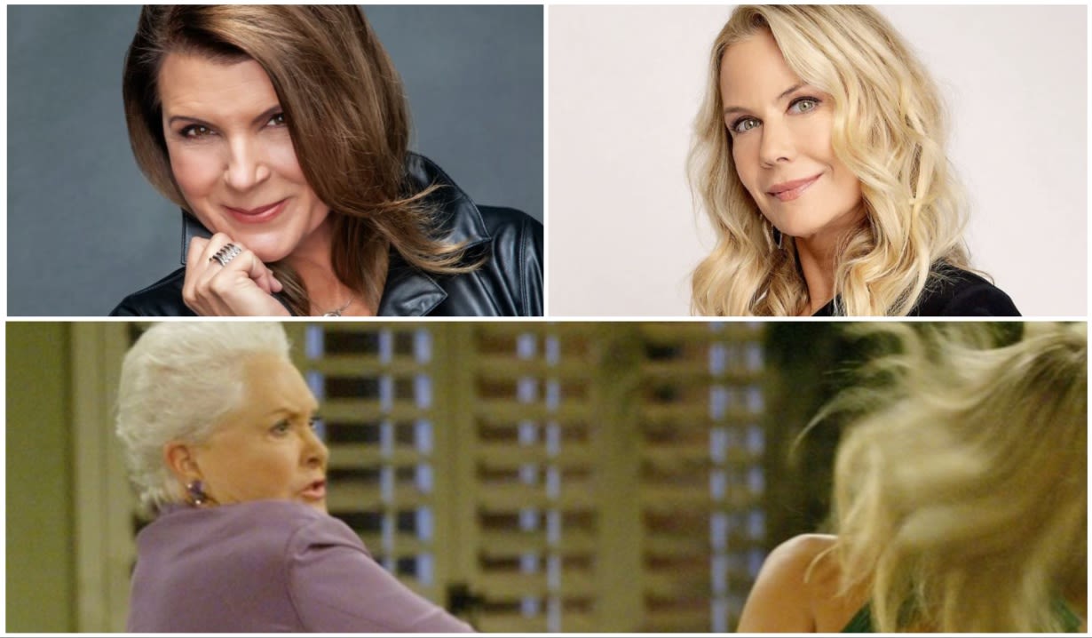 Caught on Tape: Bold & Beautiful’s Kimberlin Brown Pulls a Stephanie on Katherine Kelly Lang