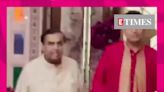 Mukesh Ambani & Akash Ambani Greet Paps at Anant's Haldi Ceremony | Entertainment - Times of India Videos