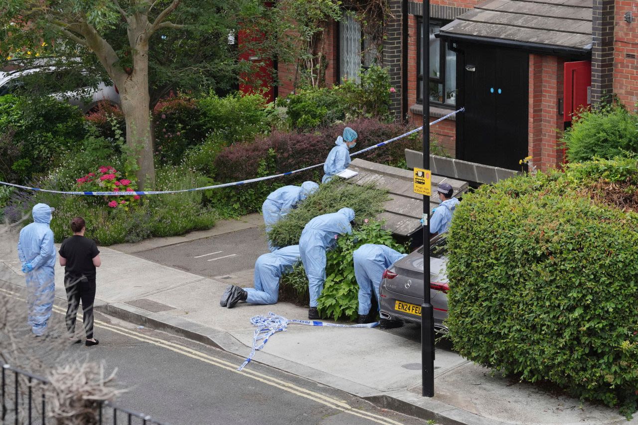 Man charged with two counts of murder after body parts found in suitcases on UK bridge