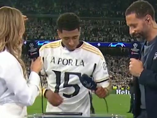 Real Madrid were so confident of beating Bayern they had special shirts designed