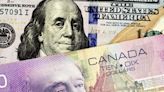 Canadian dollar edges lower as core inflation slides