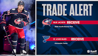 Blue Jackets acquire fourth-round pick from St. Louis for Alexandre Texier | Columbus Blue Jackets