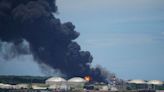 Third oil storage tank collapses in Cuba terminal following fire, spill -governor