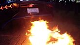 Guy Uses Lamborghini Aventador To Light Campfire