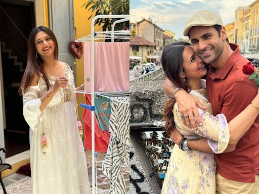 Divyanka Tripathi indulges in household chores on their anniversary special Europe trip