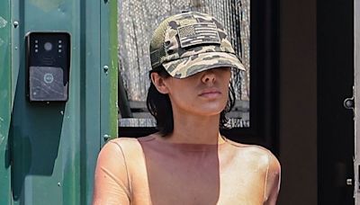 Bianca Censori exposes bare breasts on public outing in most daring look