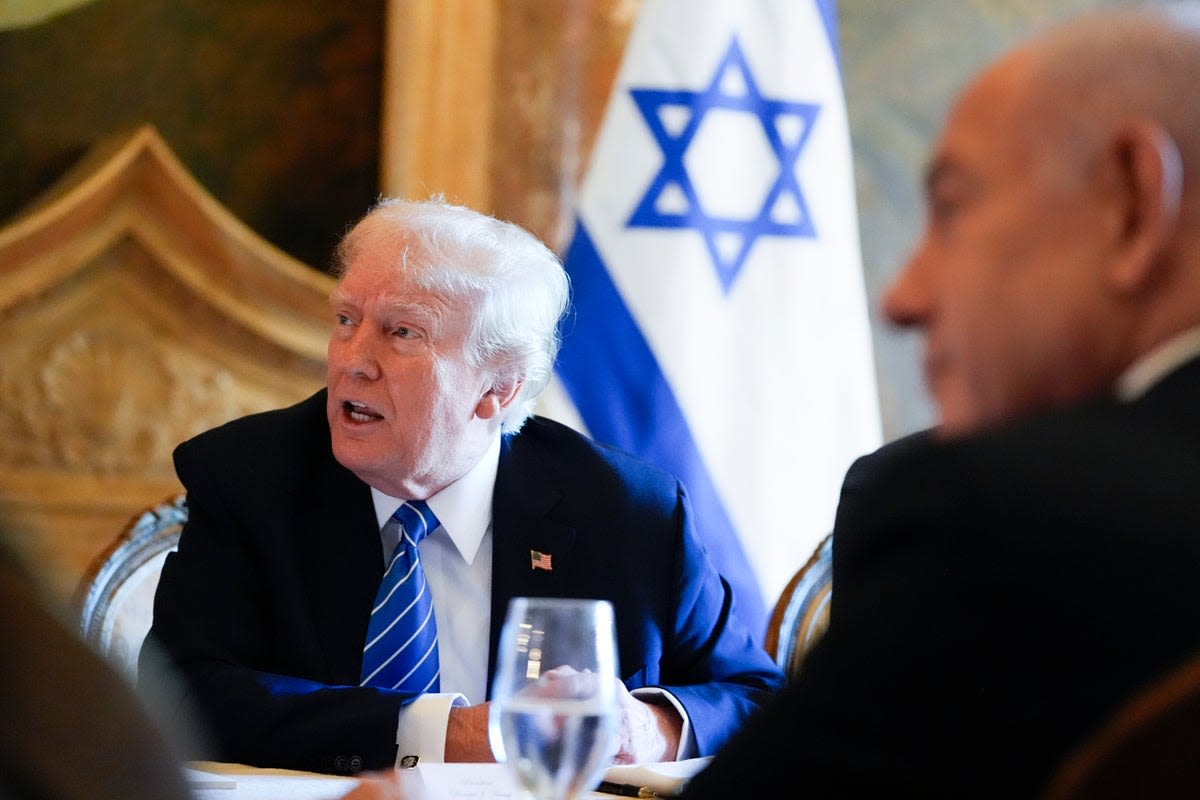 Trump calls Kamala Harris’s Israel remarks ‘disrespectful’ as he cozies up to Netanyahu at Mar-a-Lago