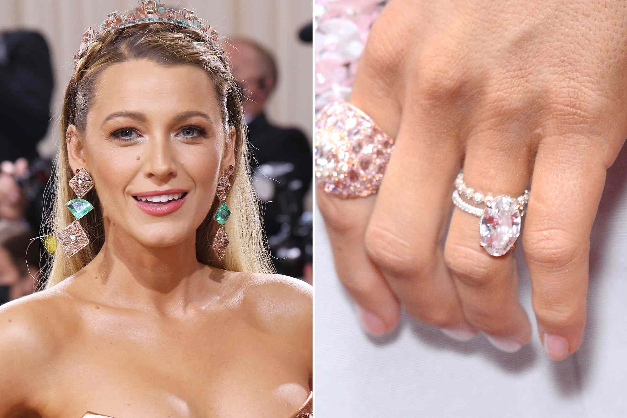 All About Blake Lively's One-of-a-Kind Engagement Ring — Including Its Unexpected Diamond Color!