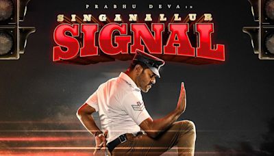 Prabhu Deva’s next titled ‘Singanallur Signal’; first look out