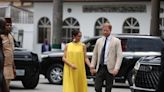 Meghan Markle Wears Daffodil Yellow Dress for Meeting at State Governor House in Lagos