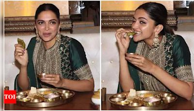 When Deepika Padukone celebrated the success of 'Padmaavat' with the media at a famous restaurant | Hindi Movie News - Times of India