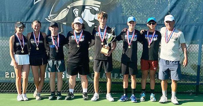 Trinity Collegiate tennis completes the climb, tops Porter-Gaud for SCISA 4A title