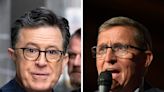 Stephen Colbert mocked Michael Flynn for repeatedly pleading the 5th before the January 6 panel with a '5th'-laden rendition of the national anthem