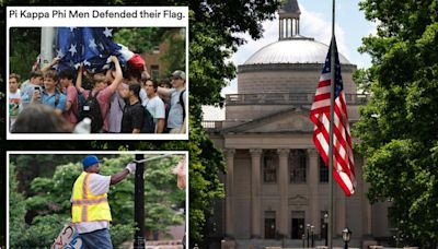 More than $124K raised for UNC frat brothers who protected American flag from anti-Israeli mob