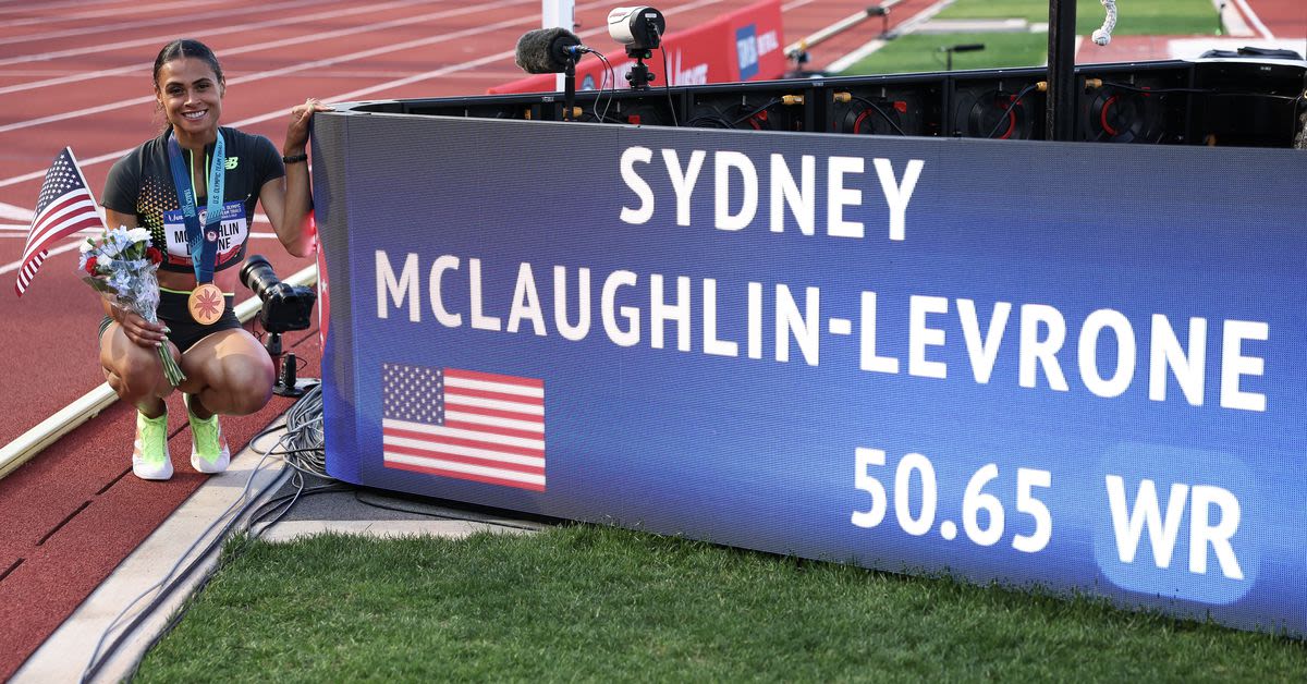 Reigning Olympic track champion Sydney McLaughlin-Levrone sets new world record (again)