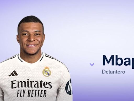 Mbappé ya luce como madridista