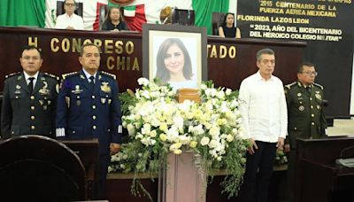 Congreso de Chiapas rinde homenaje a esposa del gobernador Rutilio