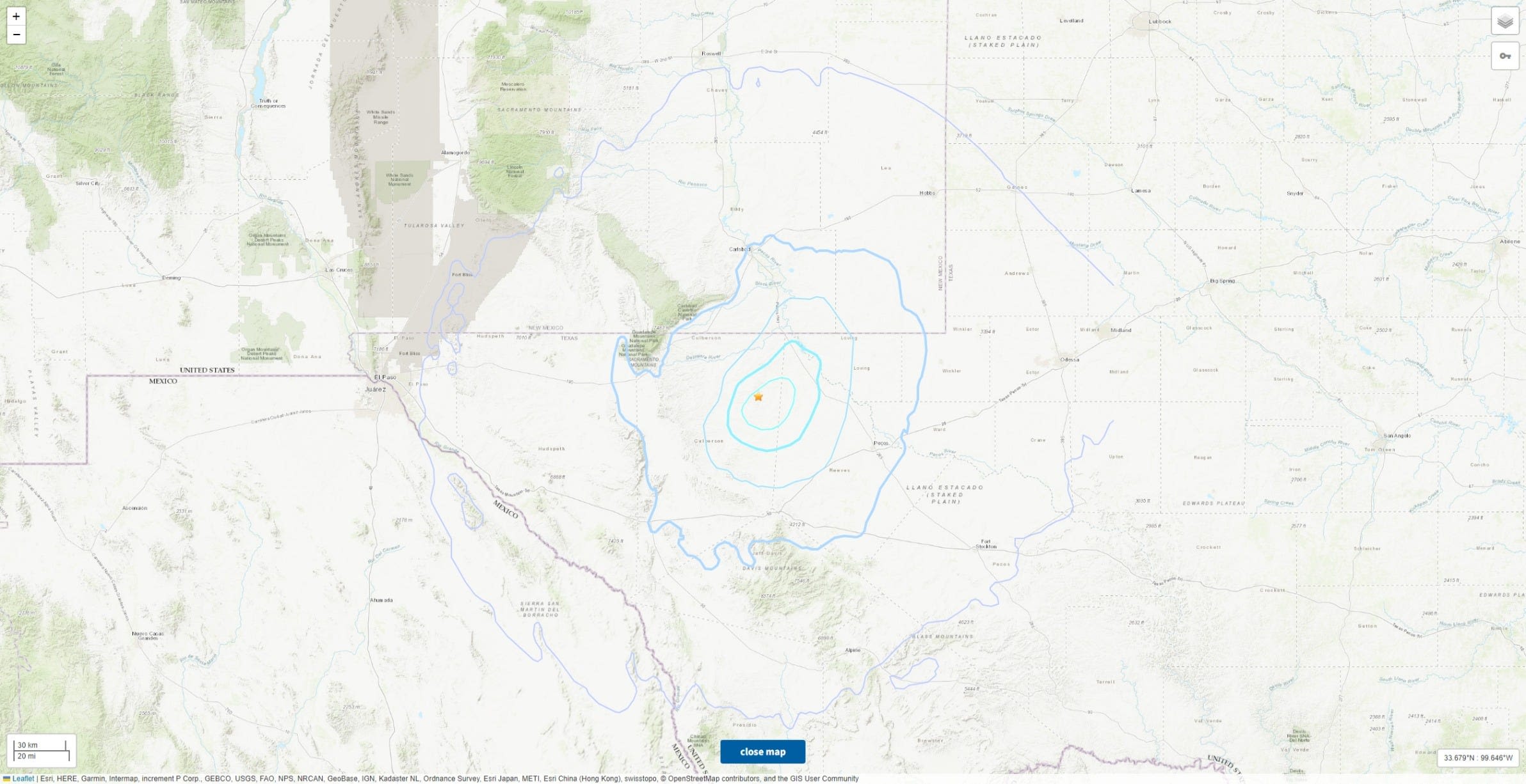 West Texas town Toyah hit by 4.1 magnitude earthquake early Tuesday