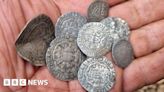 Metal detectorist unearths eight silver coins in Derbyshire field