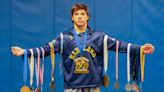 Rare freshman state champ Bodie Abbey is Livingston County Wrestler of the Year