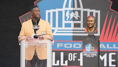 Packers great LeRoy Butler enters 'football heaven,' thanks fans at Pro Football Hall of Fame induction