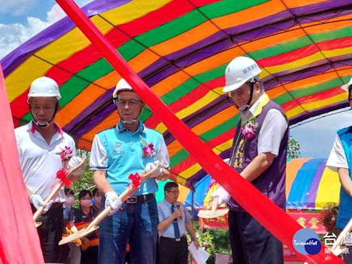 社頭鄉第六公墓小靈堂新建動土 供喪家追思治喪休息空間