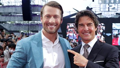 Glen Powell's 'Wingman' Tom Cruise Supports Him at 'Twisters' Event