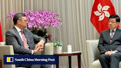 Hong Kong adheres to global sanctions, John Lee tells Ukraine’s top diplomat