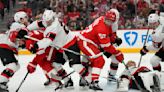 Red Wings captain Larkin injured on hit from behind, Senators pull away for 5-1 victory
