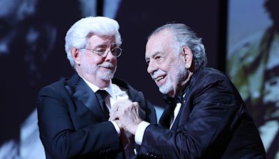 Francis Ford Coppola Presents George Lucas With Honorary Palme d’Or as the Iconic Directors Reflect on an ‘Association That...