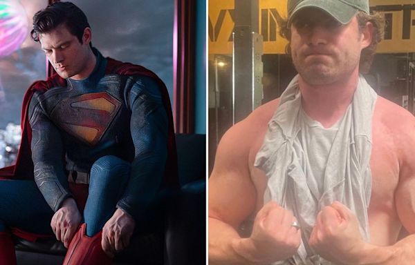 SUPERMAN: A New Photo Of David Corenswet Looking JACKED To Play DCU's Man Of Steel Surfaces