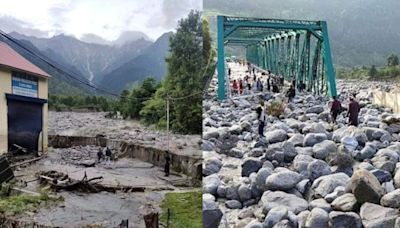 Part of Leh-Manali highway washed away after cloudburst; alert for heavy rain in Himachal