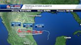 Tropical Storm Alberto forms in southwest Gulf, 1st named storm of the hurricane season