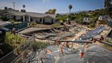 Landslides force power cuts in upscale LA neighbourhood