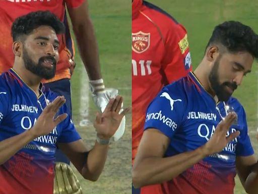 Siraj's Iconic 'I am there' Gesture Steals The Show After RCB Wins Over PBKS, Keep Play-off Hopes Alive