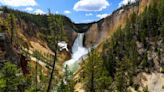Yellowstone tourist dodges safety barriers to lead child to brink of raging waterfall