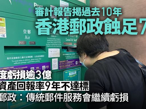 審計報告｜香港郵政10年虧損7年 12年前龍年「過時」精品仍有售