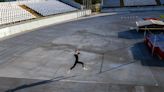 The loneliness of an Olympic athlete training in wartime Ukraine through an AP photographer's lens