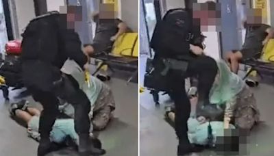 Cop involved in airport arrest removed from duties after shock vid