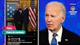 Es falso que ese video muestre a Biden colocándole la medalla al revés a un veterano de guerra