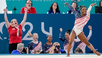 Simone Biles and Team USA wins team gold medal, bouncing back from Tokyo disappointment