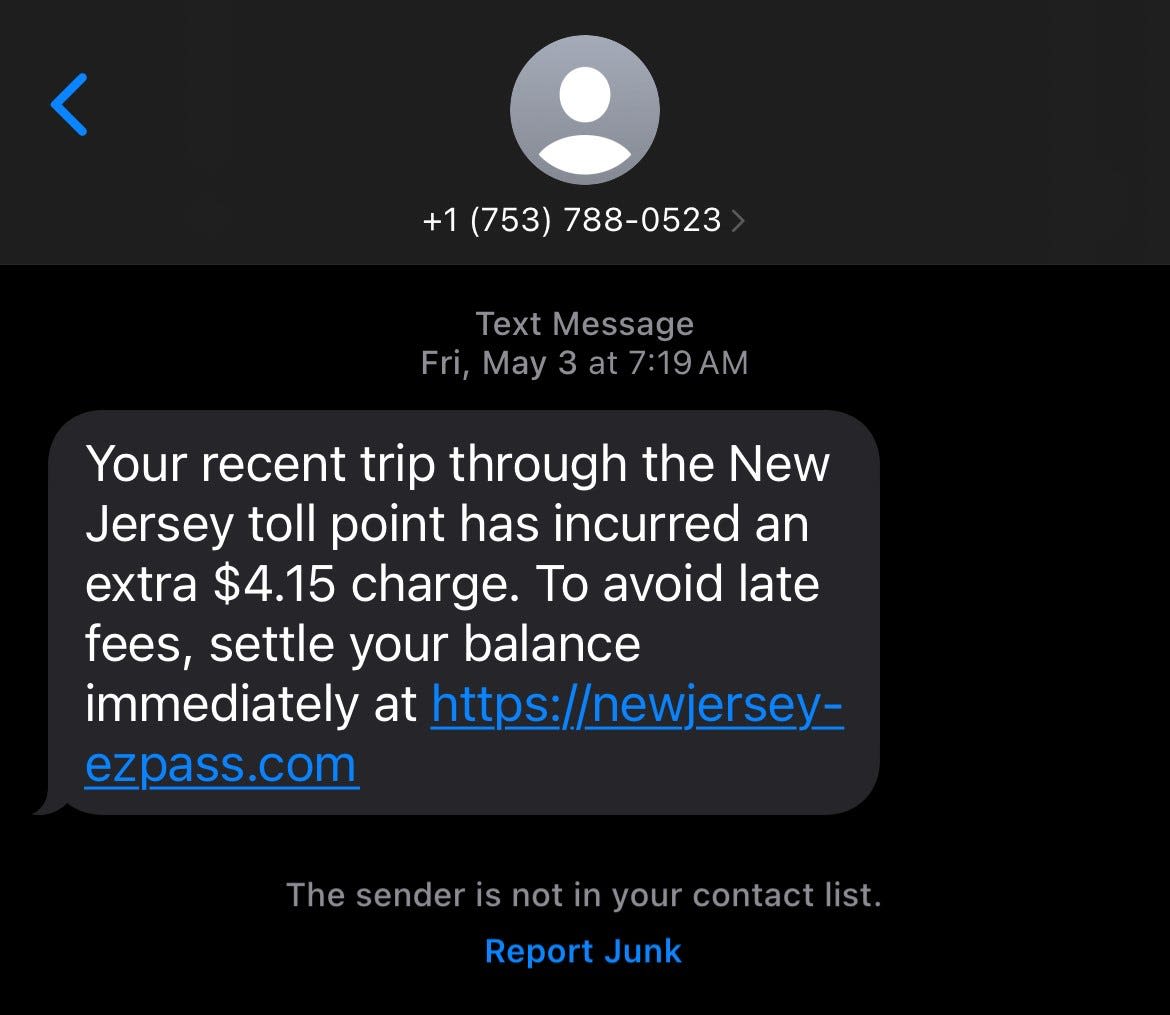 Don't fall for this E-ZPass scam if you receive a suspicious text message