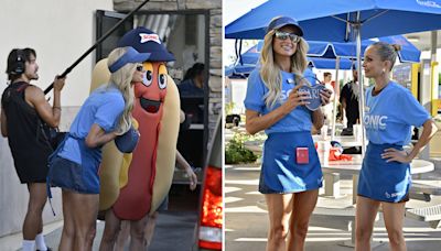 Paris Hilton, Nicole Richie Film 'The Simple Life' Reboot at Sonic Drive-In