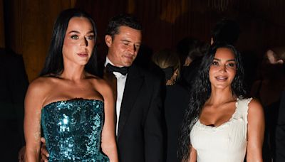 Orlando Bloom Appears to Check Out Kim Kardashian's Famous Backside