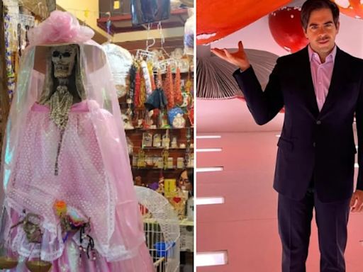 Esposa de Eli Roth, director de ‘Hostal’, va al Mercado de Sonora en CDMX para ver la santería