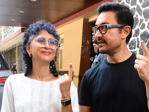 Lok Sabha 2024: Aamir Khan, ex-wife Kiran Rao, his kids Ira and Junaid, and mom cast votes